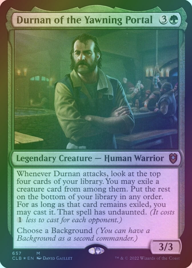 Durnan of the Yawning Portal (CLB) (657) / Foil