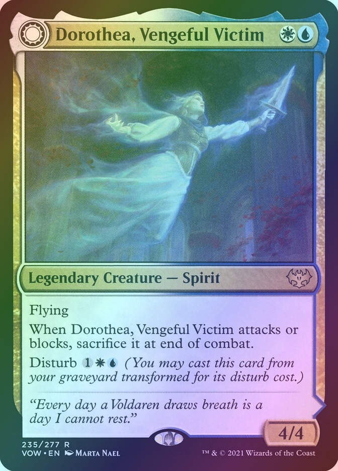 Dorothea, Vengeful Victim // Dorothea's Retribution (VOW) (235) / Foil