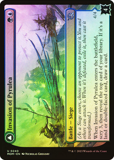 Invasion of Pyrulea // Gargantuan Slabhorn (mom) / Foil — cara 1 de 2