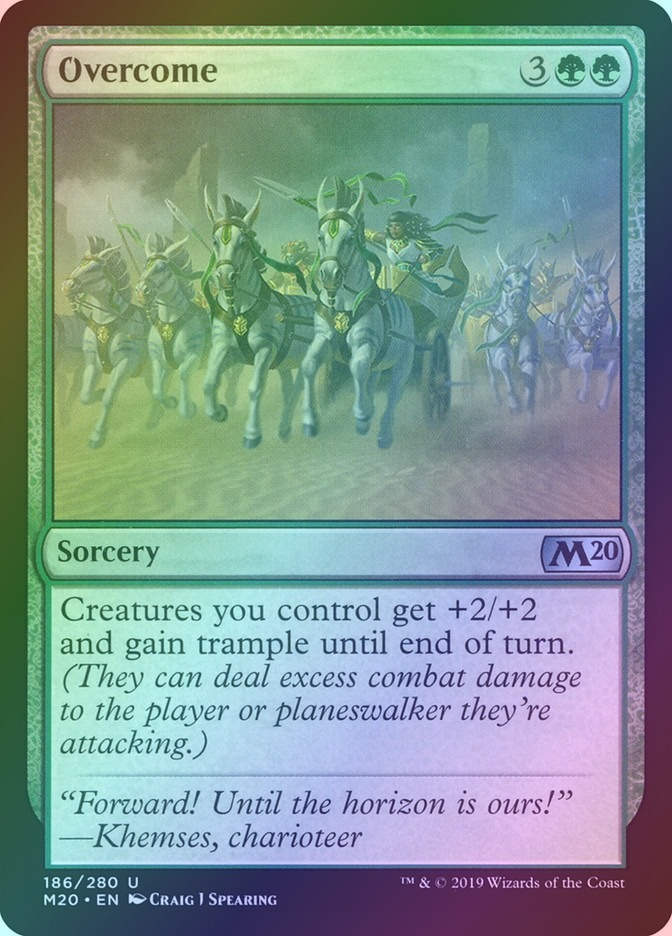 Overcome (M20) (186) / Foil