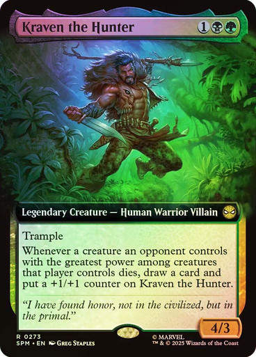 Kraven the Hunter (SPM) (273) / Extended Art / Foil