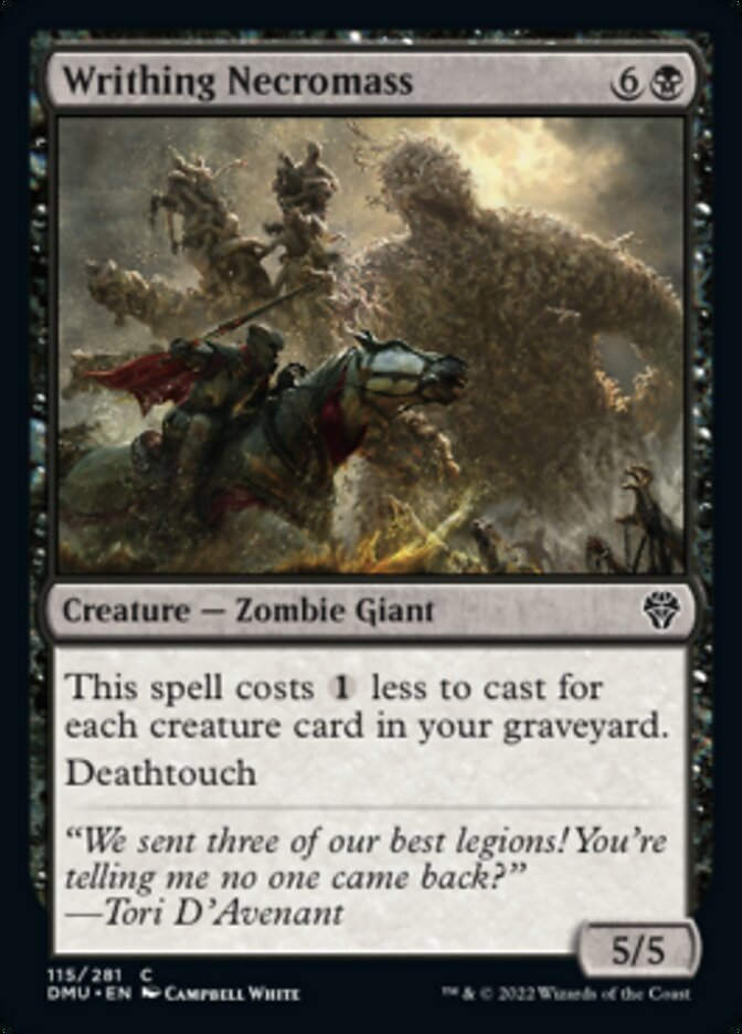 Writhing Necromass (DMU)