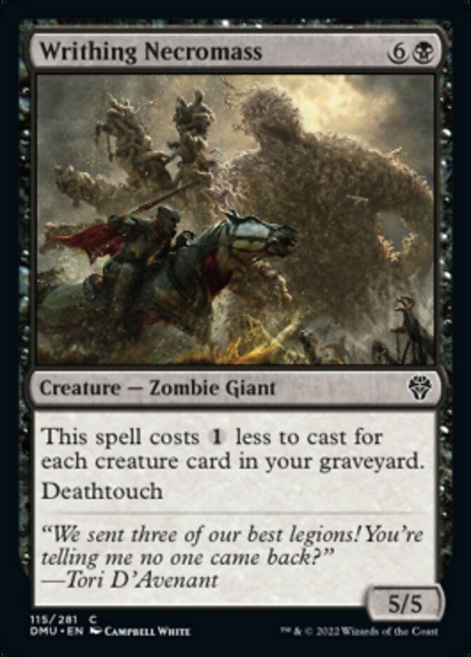 Writhing Necromass (DMU)
