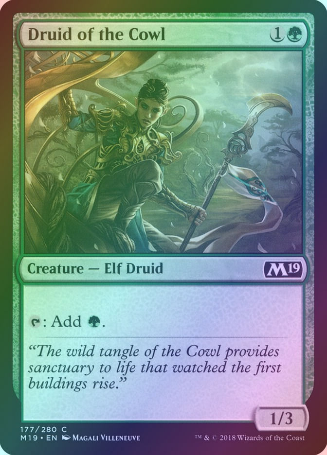 Druid of the Cowl (M19) (177) / Foil