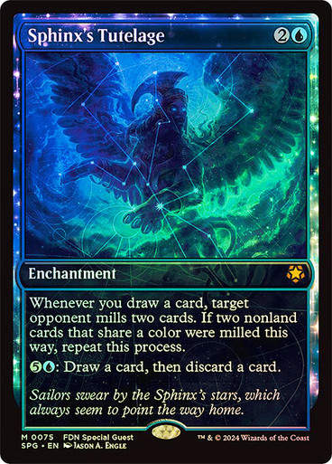 Sphinx's Tutelage (SPG) (75) / Foil / Showcase