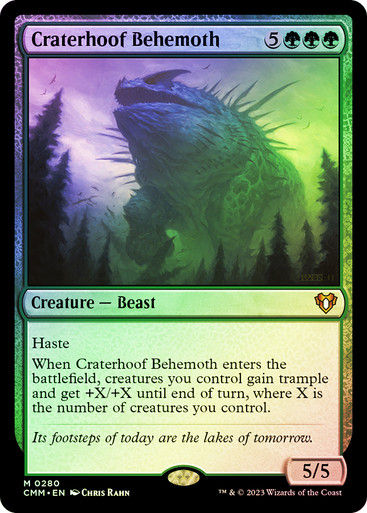 Craterhoof Behemoth (cmm) / Foil