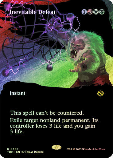 Inevitable Defeat (TDM) (360) / Foil / Showcase BL