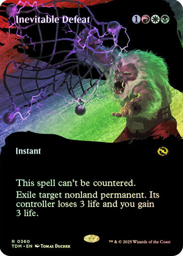 Inevitable Defeat (TDM) (360) / Foil / Showcase BL