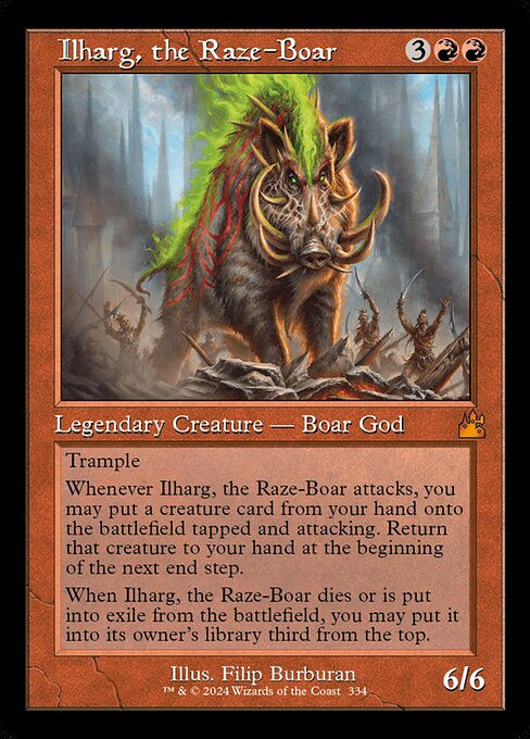 Ilharg, the Raze-Boar (rvr) (334) / Retro