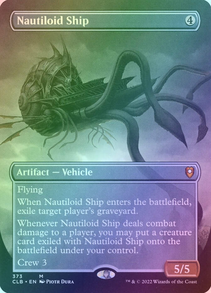 Nautiloid Ship (CLB) (373) / Borderless / Foil