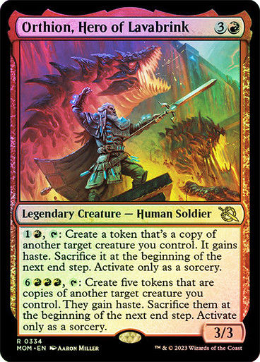 Orthion, Hero of Lavabrink (mom_334) / JumpStart / Foil