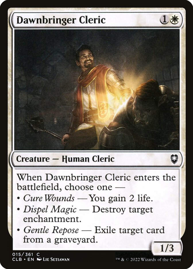 Dawnbringer Cleric (CLB) (15)