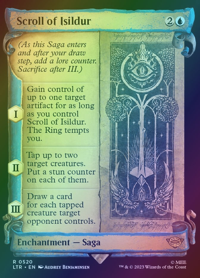 Scroll of Isildur (LTR) (520) / Showcase / Foil