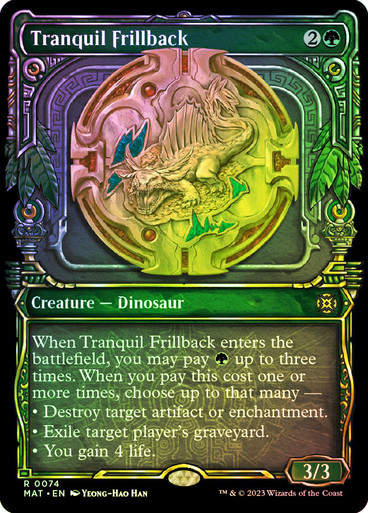 Tranquil Frillback (MAT) / Showcase / Foil