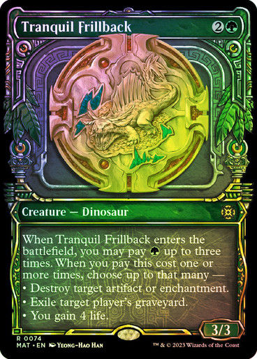 Tranquil Frillback (MAT) / Showcase / Foil