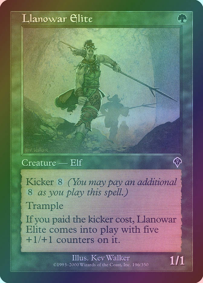 Llanowar Elite (INV) (196) / Foil