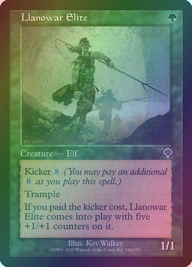 Llanowar Elite (INV) (196) / Foil