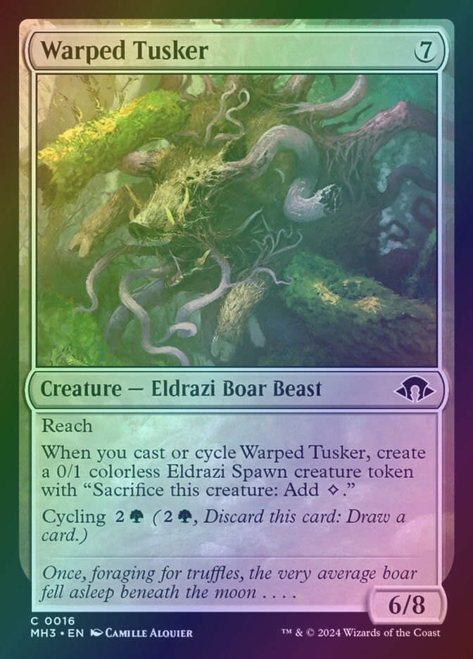 Warped Tusker (MH3) (16) / Foil