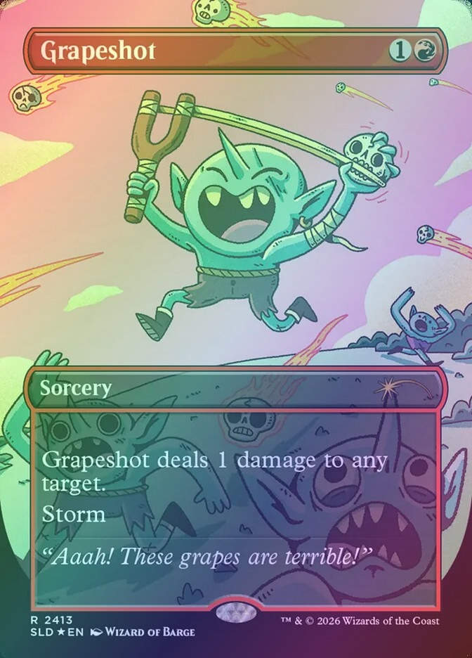Grapeshot (SLD) (2413) / Borderless / Foil