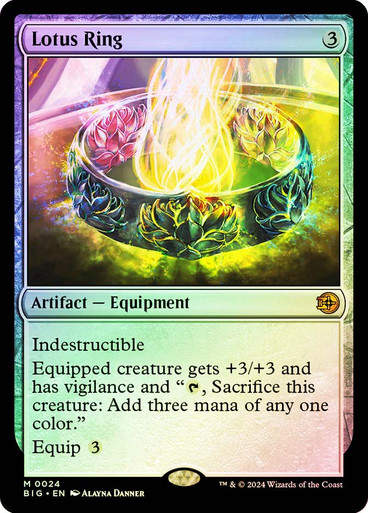 Lotus Ring (BIG) (24) / Foil