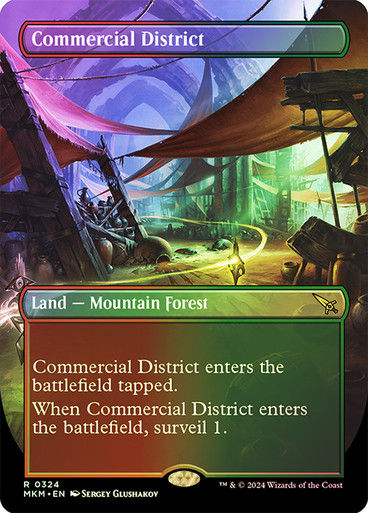 Commercial District (mkm) (324) / Borderless Foil