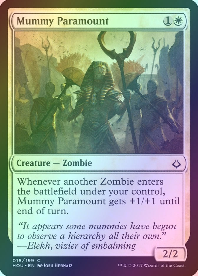 Mummy Paramount (HOU) (16) / Foil
