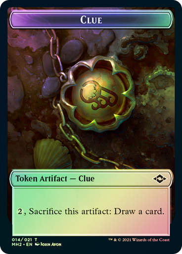 Token (Clue // Thopter) (MH2) / Foil