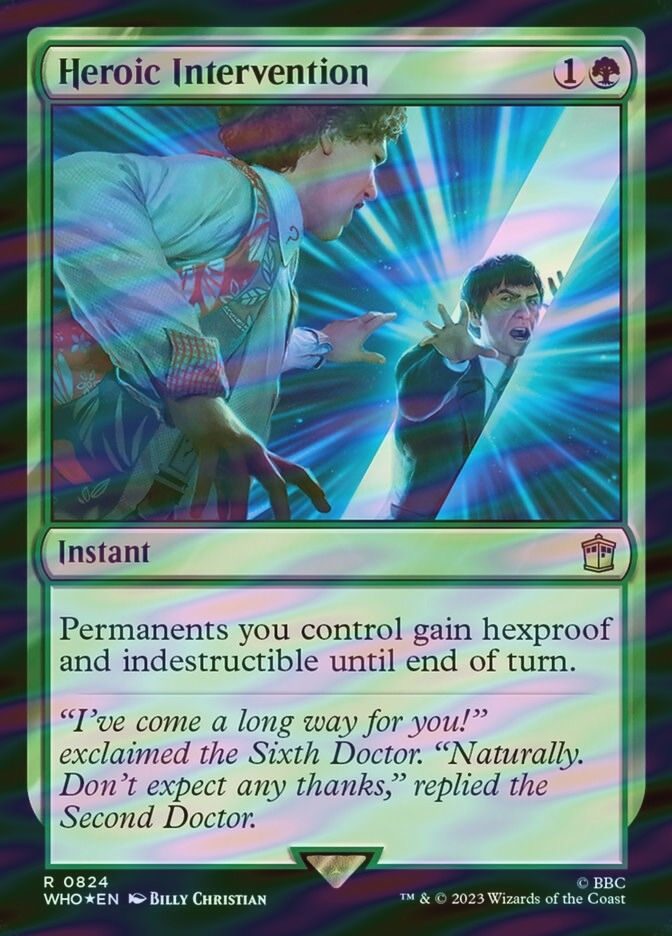 Heroic Intervention (WHO) (824) / Surge Foil
