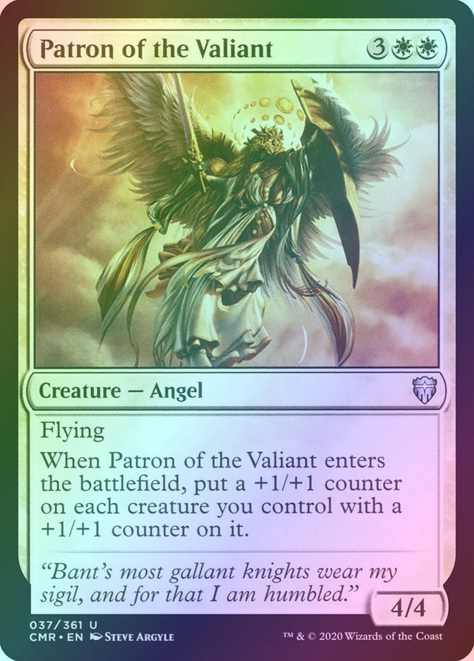 Patron of the Valiant (CMR) (37) / Foil