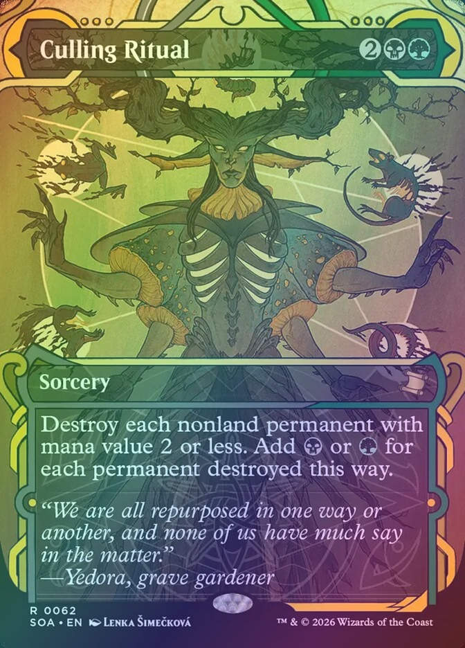 Culling Ritual (SOA) (62) / Borderless / Showcase / Foil