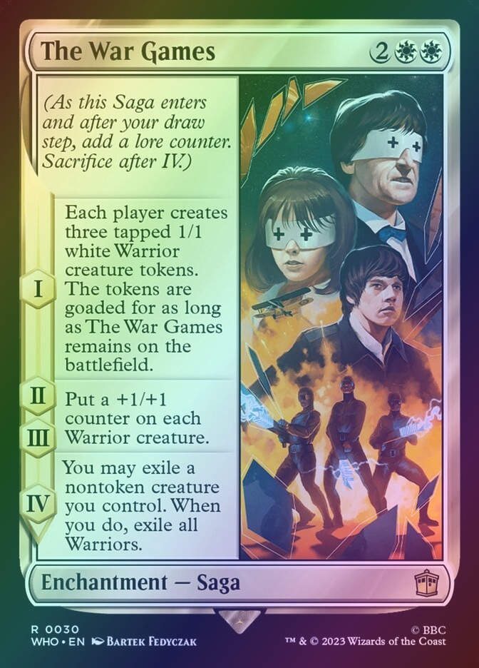The War Games (WHO) (30) / Foil