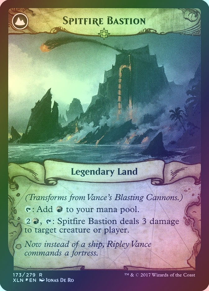 Vance's Blasting Cannons // Spitfire Bastion (PXLN) (173s) / Foil — cara 2 de 2