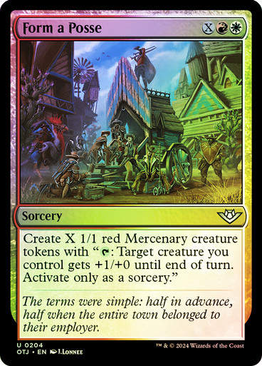 Form a Posse (otj) (204) / Foil