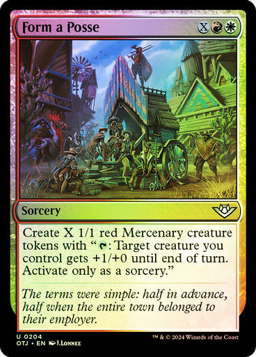 Form a Posse (otj) (204) / Foil