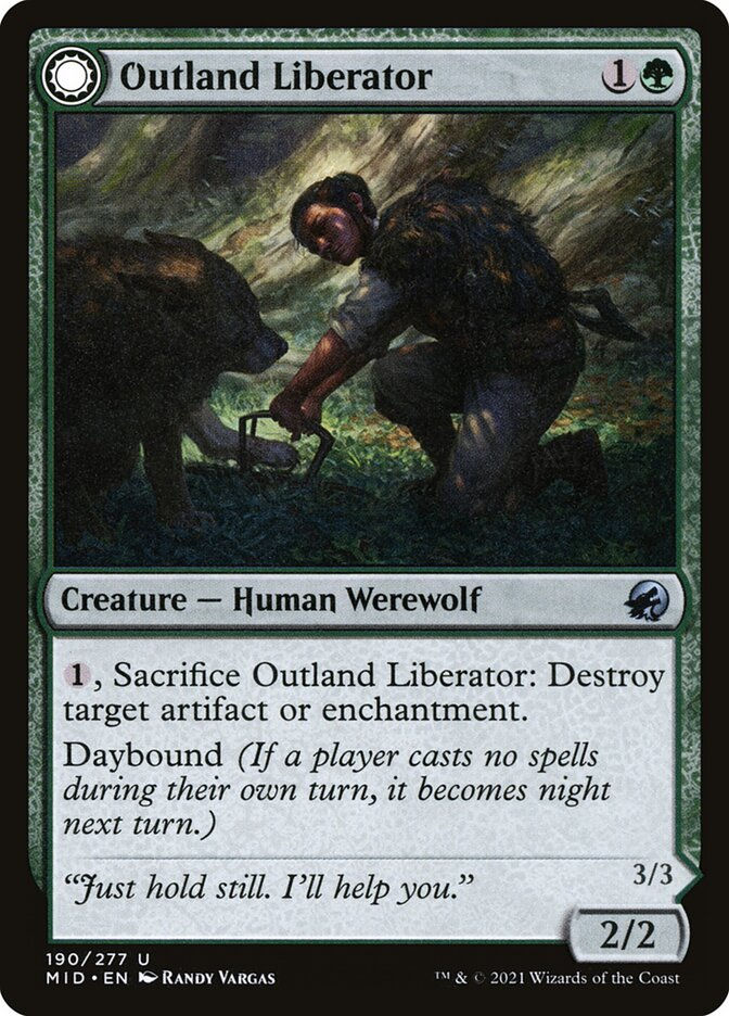 Outland Liberator // Frenzied Trapbreaker (MID) (190) — cara 1 de 2
