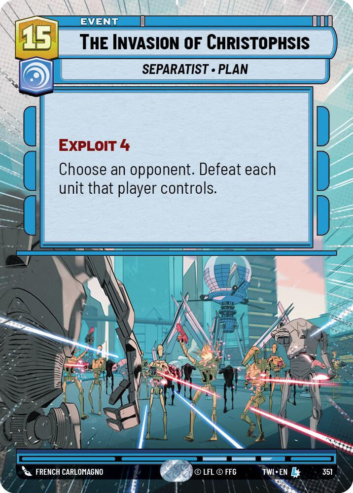 The Invasion of Christophsis (Hyperspace) (TWI) (351) / Foil