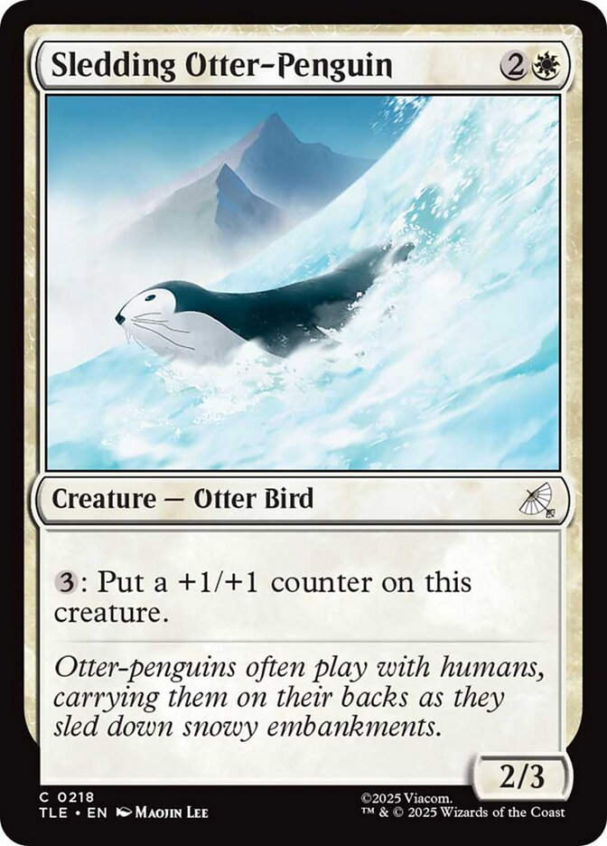 Sledding Otter-Penguin (TLE) (218)