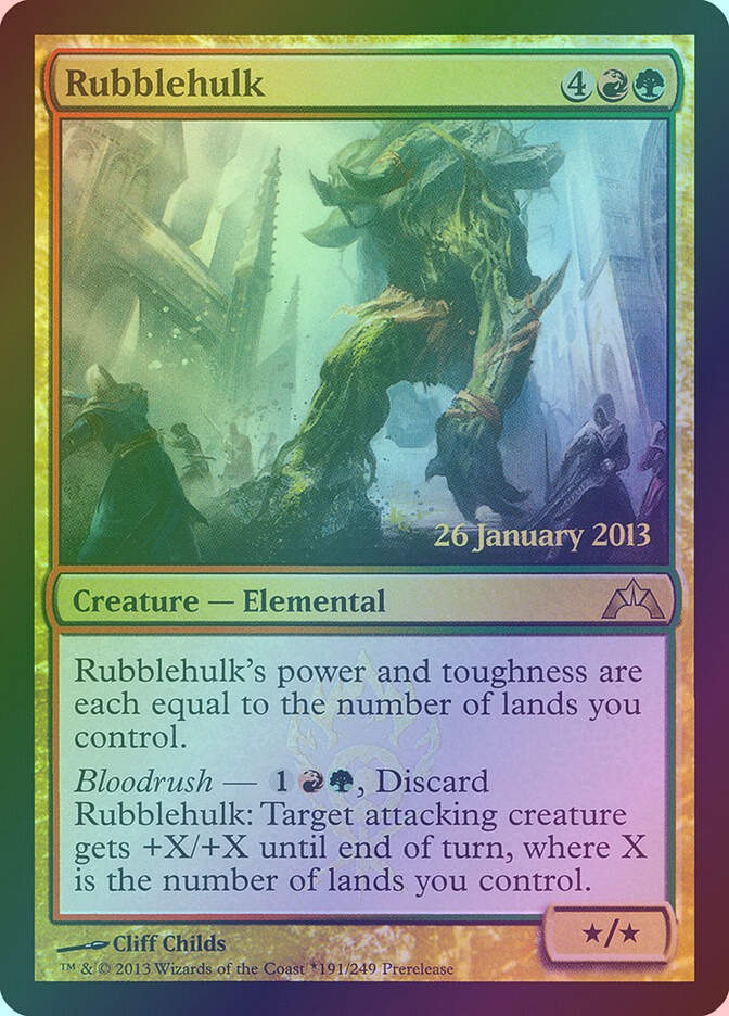 Rubblehulk (PGTC) (191★) / Foil