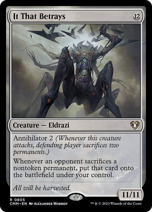 It That Betrays (cmm) (Commander Deck)