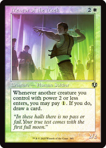 Mentor of the Meek (INR) (345) / Foil Retro