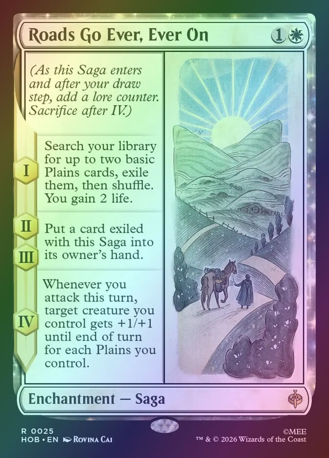 Roads Go Ever, Ever On (HOB) (25) / Foil