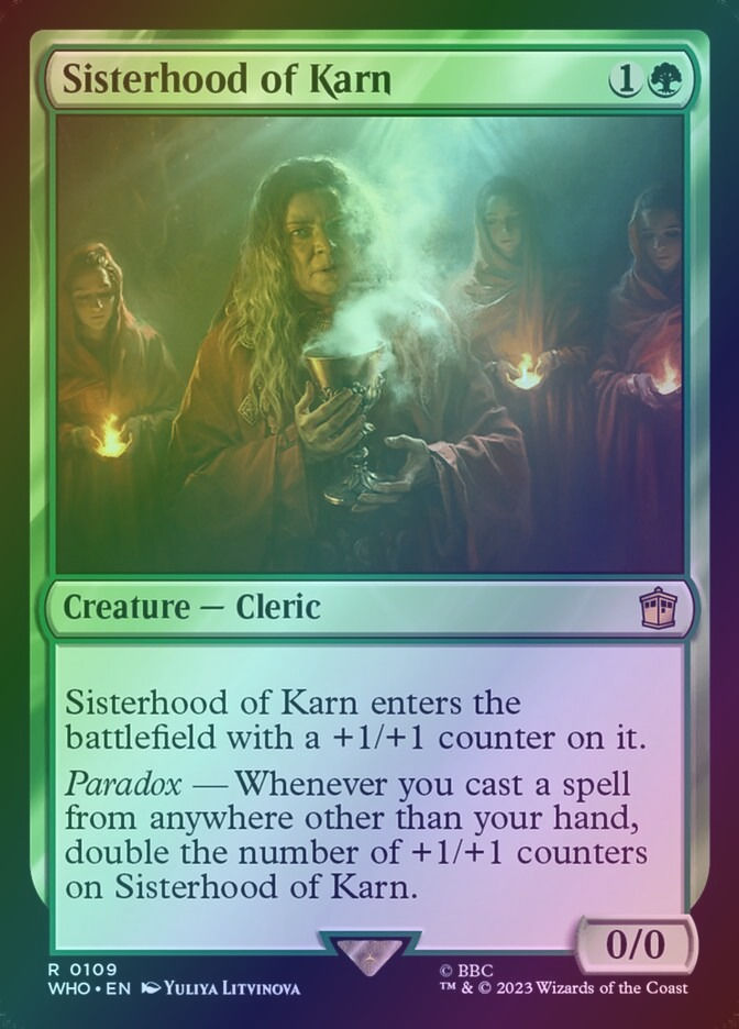 Sisterhood of Karn (WHO) (109) / Foil
