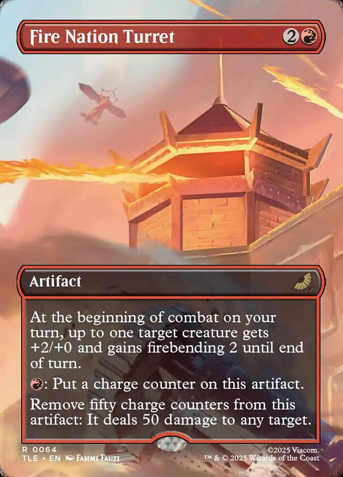 Fire Nation Turret (TLE) (64) / Borderless