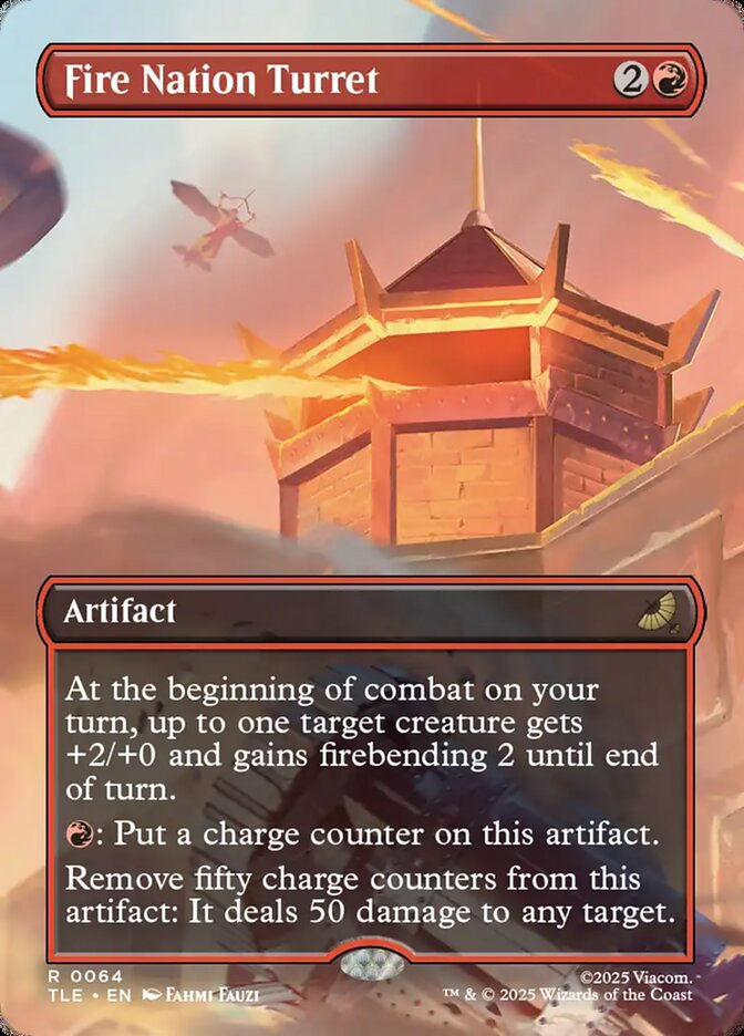Fire Nation Turret (TLE) (64) / Borderless