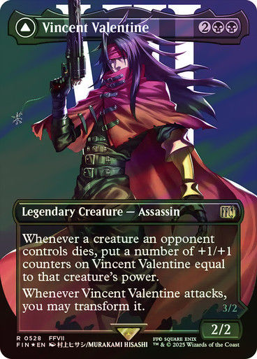 Vincent Valentine // Galian Beast (FIN) (528) / Borderless / Surge Foil