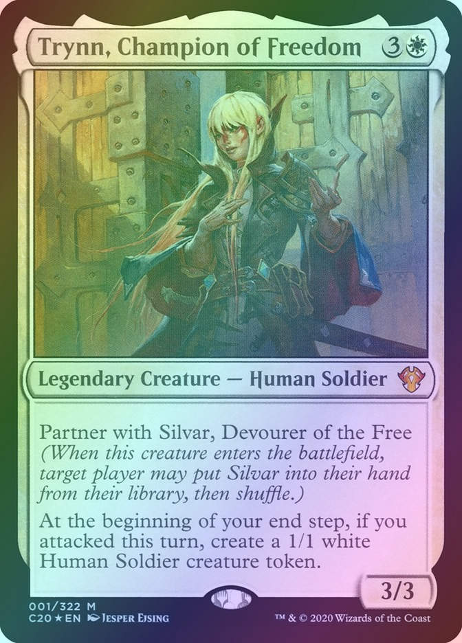 Trynn, Champion of Freedom (C20) (1) / Foil