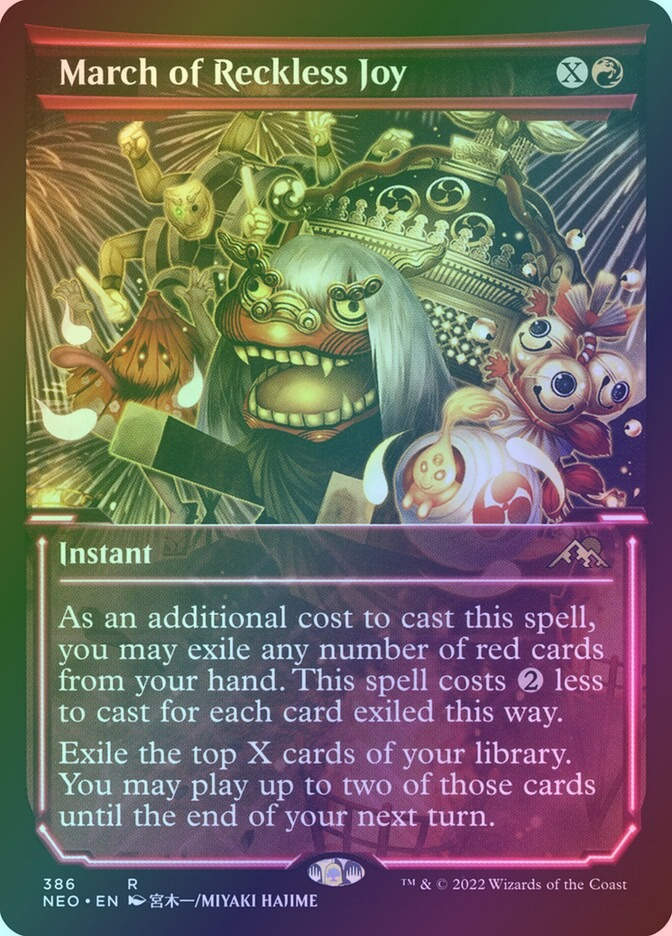 March of Reckless Joy (NEO) (386) / Showcase / Foil