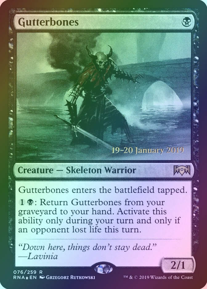 Gutterbones (PRNA) (76s) / Foil