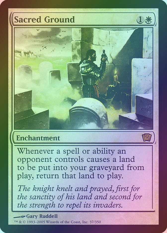 Sacred Ground (9ED) (37★) / Foil