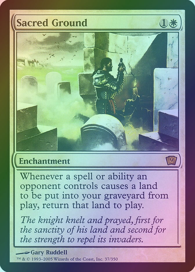 Sacred Ground (9ED) (37★) / Foil